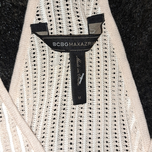 BCBG MAXAZRIA Pink & White Tank Top Women's Size Medium Shirt Designer B38#2 - Picture 3 of 7